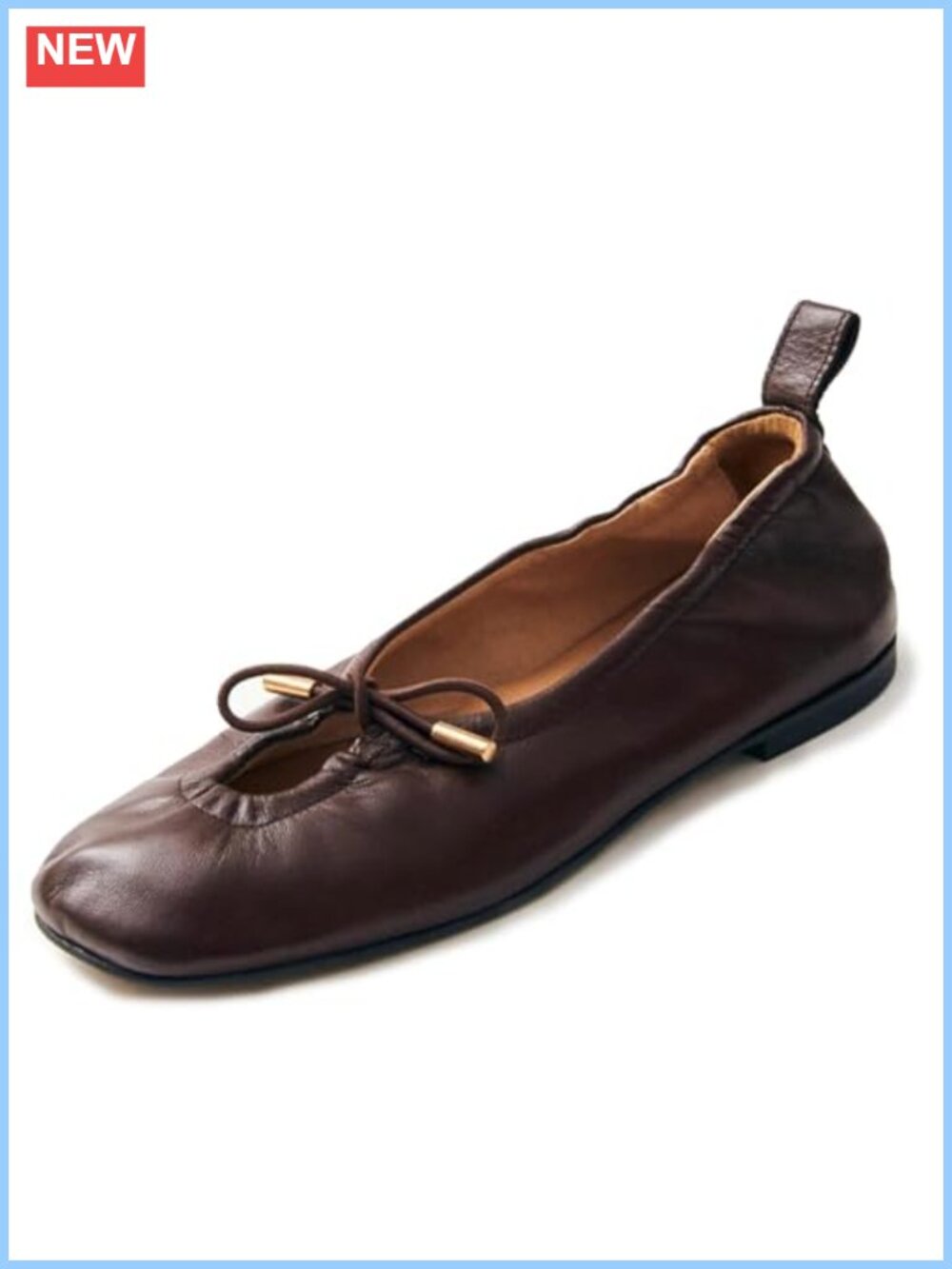 Womens Ballet Flats Square Toe Lace Up Bow Mary Jane Slip On Satin PU